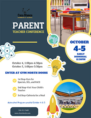 Parent Teacher Conference Flyer