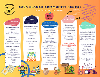 2025-2026 Back-to-School Flyer