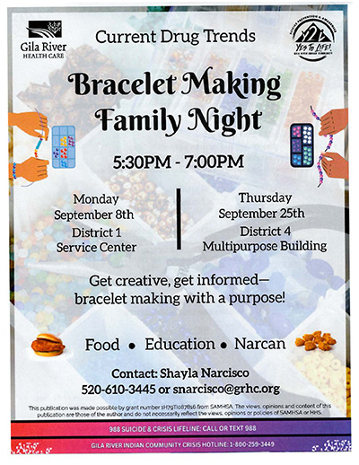 Bracelet Making Flyer