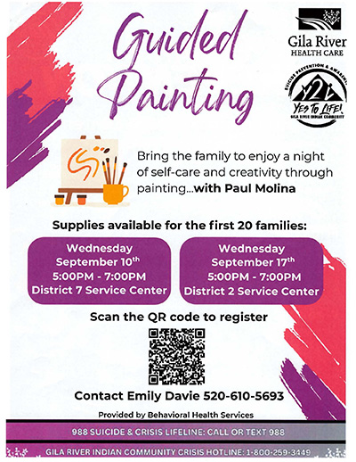Guided Painting Flyer
