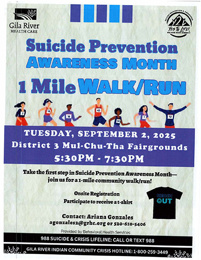 One Mile Run Walk Flyer