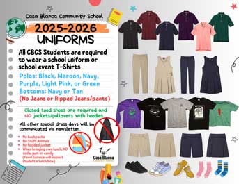 School Dress Code Flyer